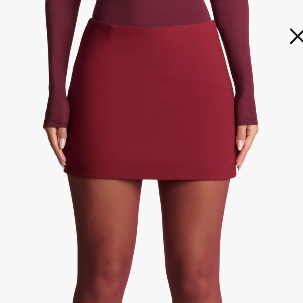 Naked Wardrobe Cabernet Mini Skirt